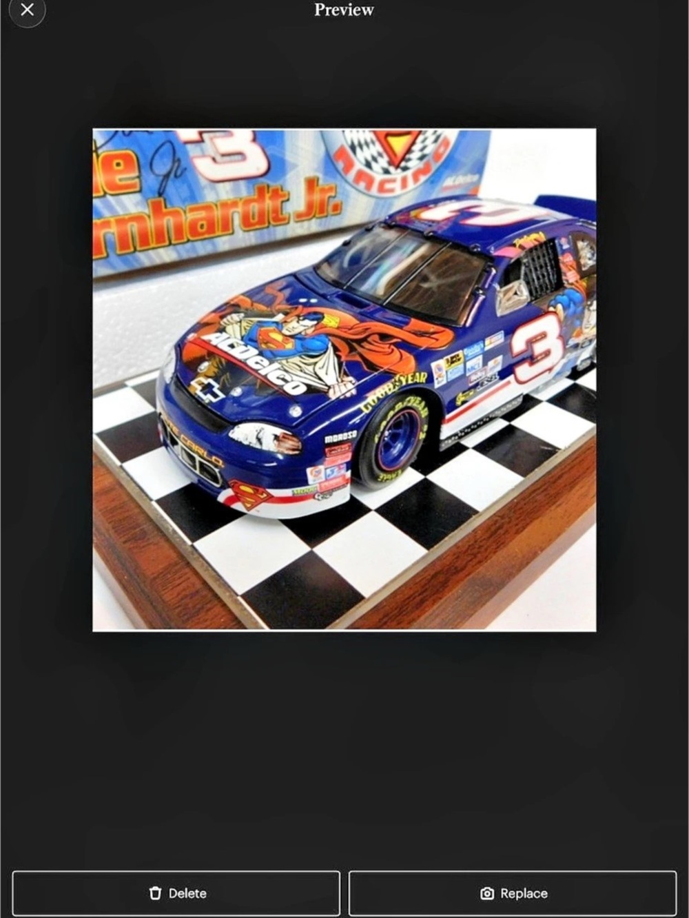 Action Racing Collectibles Dale Earnhardt Jr. #3 ACDelco Superman 1999 Chevrolet